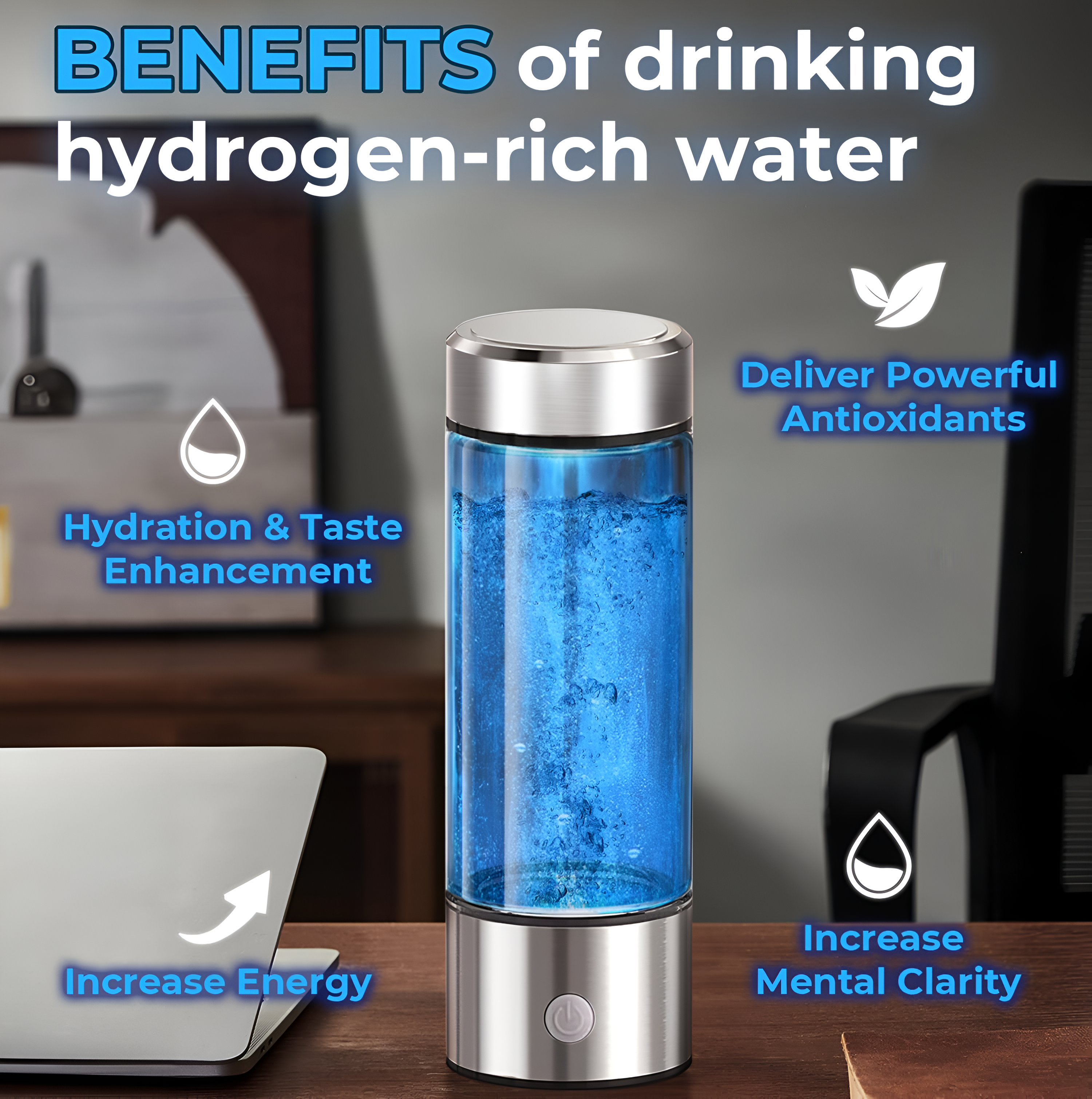 MyWadrogen™- The #1 Hydrogen Rich Generator Water Bottle